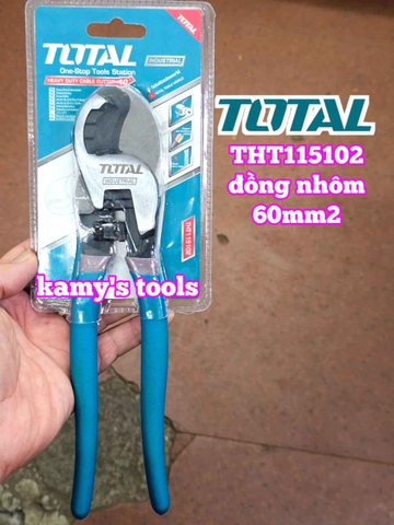 Kìm cắt cáp total 10 inch THT115102 đồng nhôm 60mm2