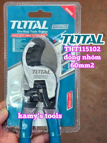 Kìm cắt cáp total 10 inch THT115102 đồng nhôm 60mm2