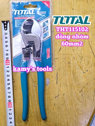 Kìm cắt cáp total 10 inch THT115102 đồng nhôm 60mm2