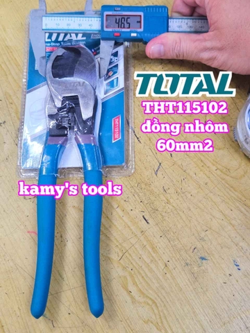 Kìm cắt cáp total 10 inch THT115102 đồng nhôm 60mm2
