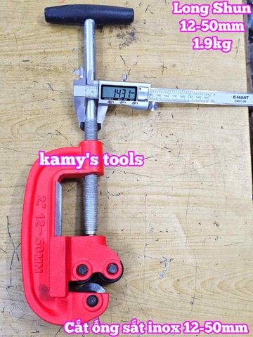 Dao cắt ống sắt kẽm inox 12-50mm Long Shun LS-0302A nặng 1.9kg