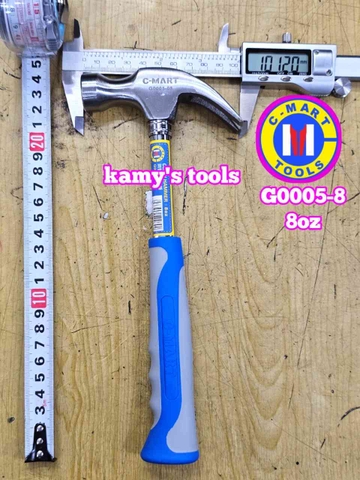 Búa nhổ đinh cán sắt 8oz 12oz 16oz C-mart G0005-8 G0005-12 G0005-16