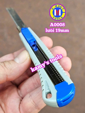 Dao rọc giấy đa năng 80x9x0.4mm C-mart model A0008