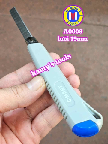 Dao rọc giấy đa năng 80x9x0.4mm C-mart model A0008