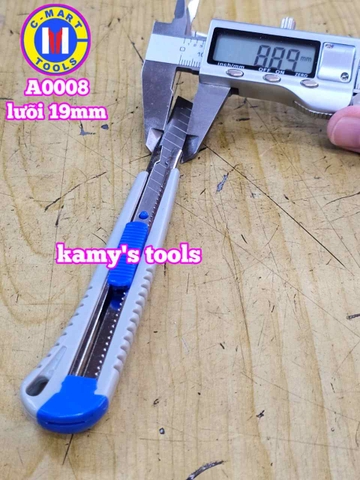 Dao rọc giấy đa năng 80x9x0.4mm C-mart model A0008