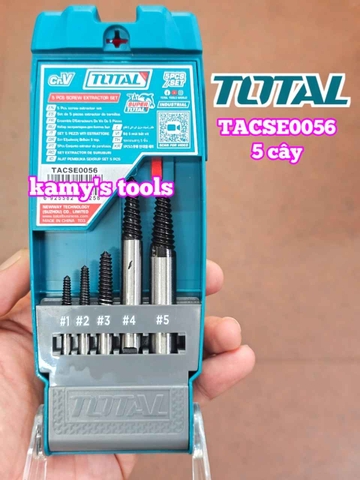 Bộ mũi taro lấy ốc gãy 5 chi tiết Total TACSE0056 từ 3-18mm