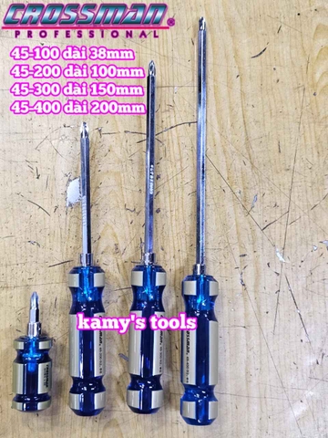 Tua vít 2 đầu mẫu mới 6mm dài 38mm 100mm 150mm 200mm Crossman 45-100 45-200 45-300 45-400