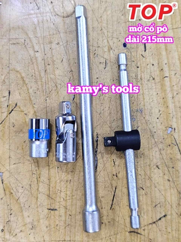 Bộ đầu lắc léo mở cổ pô xe máy loại tốt 10mm dài 215mm