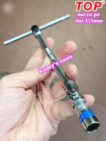 Bộ đầu lắc léo mở cổ pô xe máy loại tốt 10mm dài 215mm