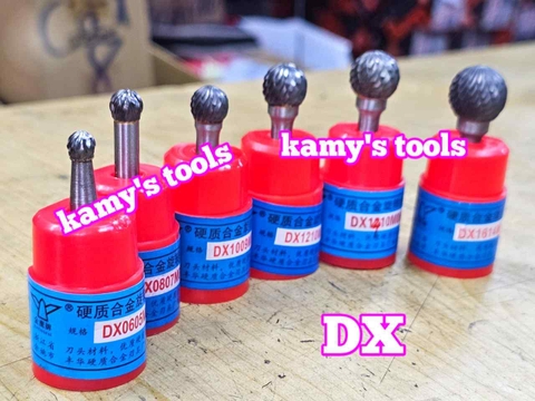 Mũi Mài Mũi Doa Hợp Kim Thép Dx 6mm 8mm 10mm 14mm 16mm