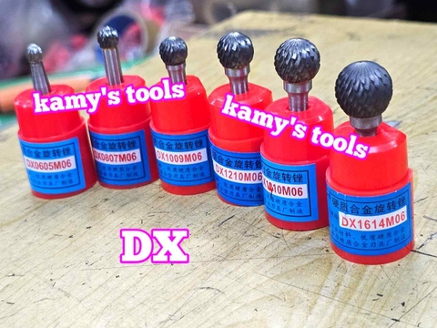 Mũi Mài Mũi Doa Hợp Kim Thép Dx 6mm 8mm 10mm 14mm 16mm