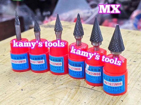 Mũi Mài Mũi Doa Hợp Kim Thép Mx 6mm 8mm 10mm 12mm 14mm 16mm