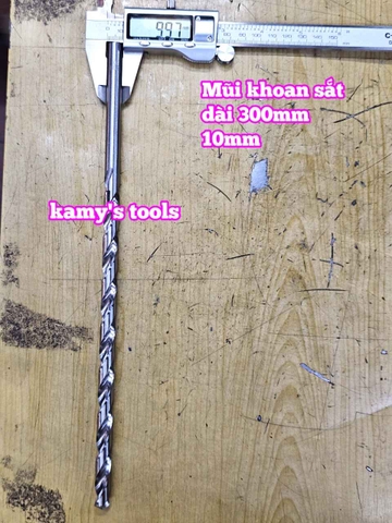 Mũi khoan sắt dài 300mm cỡ 9mm 10mm 11mm 12mm 13mm Wetools WT- 233009 WT-233010 WT-233011 WT-233012 WT-233013