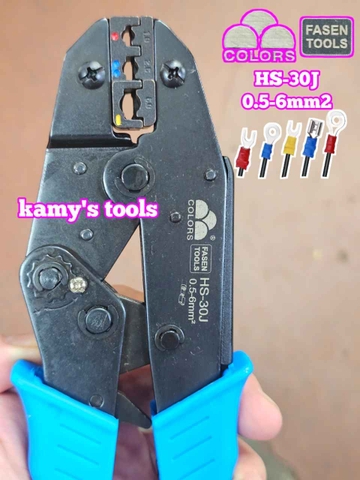 Kìm bấm cos Fasen HS-30J tiết diện 0.5-6mm2 dài 9 inch