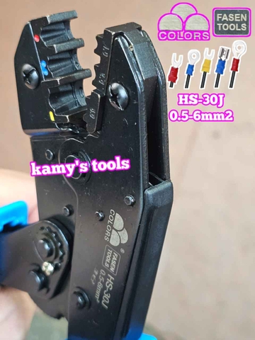 Kìm bấm cos Fasen HS-30J tiết diện 0.5-6mm2 dài 9 inch