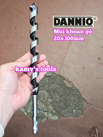 Mũi khoan gỗ xoắn ốc đuôi lục giác 8mm 10mm 12mm 14mm 16mm 18mm 20mm 22mm 25mm dài 300mm Dannio