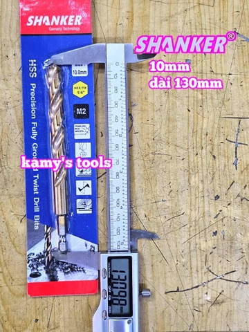 Mũi khoan sắt chuôi lục giác Shanker 6mm 7mm 8mm 9mm 10mm 12mm SK-62306 SK-62307 SK-62308 SK-62309 SK-62310 SK-62312