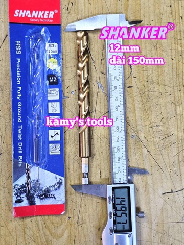 Mũi khoan sắt chuôi lục giác Shanker 6mm 7mm 8mm 9mm 10mm 12mm SK-62306 SK-62307 SK-62308 SK-62309 SK-62310 SK-62312