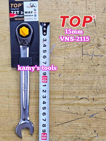 Cờ lê vòng miệng tự động đảo chiều Top Gold 8mm 9mm 10mm 11mm 12mm 13mm 14mm 15mm 16mm 17mm 18mm 19mm