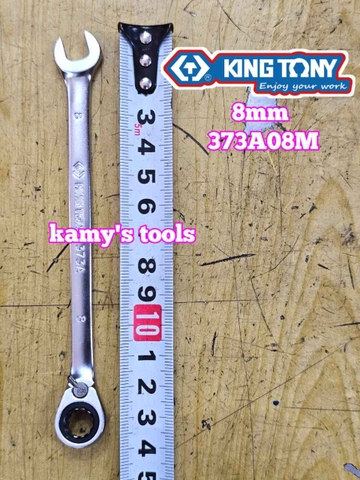Cờ lê vòng miệng tự động Kingtony 8mm 9mm 10mm 11mm 12mm 13mm 14mm 15mm 16mm 17mm 18mm 19mm Model 373A08M 373A09M 373A10M 373A11M 373A12M 373A13M 373A14M 373A15M 373A16M 373A17M 373A18M 373A19M