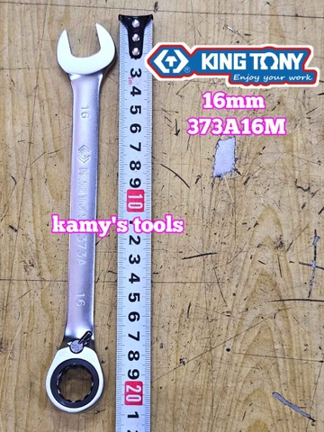 Cờ lê vòng miệng tự động Kingtony 8mm 9mm 10mm 11mm 12mm 13mm 14mm 15mm 16mm 17mm 18mm 19mm Model 373A08M 373A09M 373A10M 373A11M 373A12M 373A13M 373A14M 373A15M 373A16M 373A17M 373A18M 373A19M