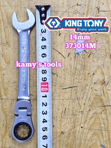 Cờ lê vòng miệng tự động lắc léo Kingtony 10mm 12mm 13mm 14mm 15mm 16mm 17mm 19mm 373010M 373012M 373013M 373014M 373015M 373016M 373017M 373019M
