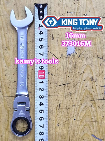 Cờ lê vòng miệng tự động lắc léo Kingtony 10mm 12mm 13mm 14mm 15mm 16mm 17mm 19mm 373010M 373012M 373013M 373014M 373015M 373016M 373017M 373019M