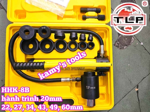 Dụng cụ đột lỗ tôn thủy lực TLP HHK-8B khuôn 22mm-60mm