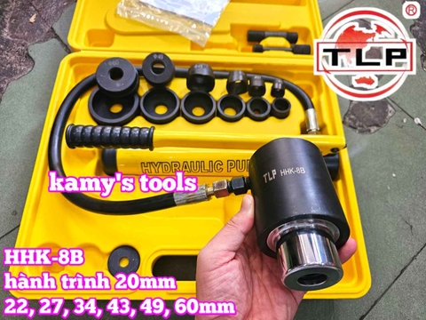 Dụng cụ đột lỗ tôn thủy lực TLP HHK-8B khuôn 22mm-60mm