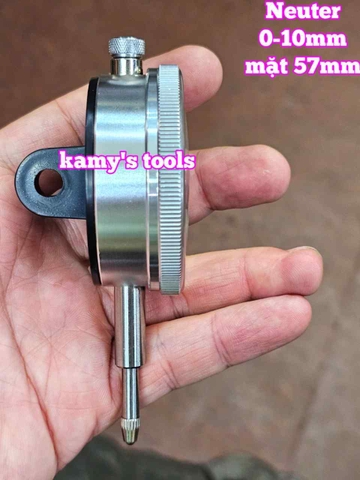Đồng hồ so cơ khí chân thẳng 0-10mm độ chính xác cao 0.01mm Neuter