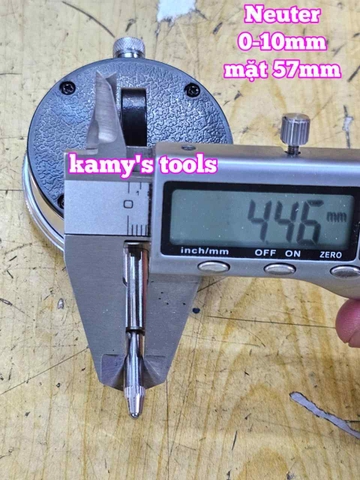 Đồng hồ so cơ khí chân thẳng 0-10mm độ chính xác cao 0.01mm Neuter