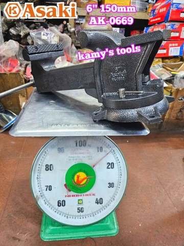 Ê tô bàn nguội Asaki 6 inch 150mm AK-0669