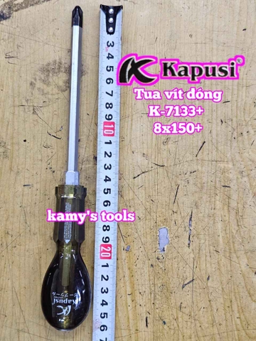 Tua vít đóng bake dẹp Kapusi 6mm 8mm dài 100mm 150mm 200mm 250mm