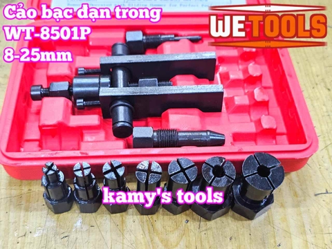 Bộ cảo bạc đạn trong chữ H từ 8-25mm 10 chi tiết Wetools WT-8501P
