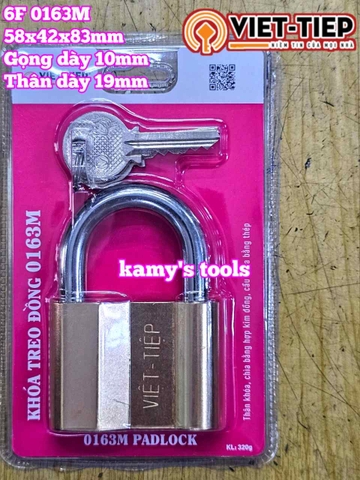 Ổ khoá Việt Tiệp thau 4F 5F 6F 0138M 0152M 0163M