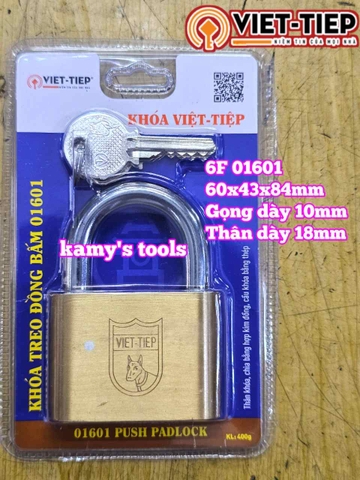 Ổ khoá Việt Tiệp thau BẤM 4F 5F 6F 0138MB 0152MB 01601