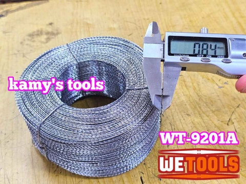 Dây chì niêm phong xoắn đôi 1000g 1kg loại tròn Wetools WT-9201A