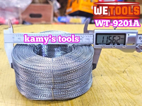 Dây chì niêm phong xoắn đôi 1000g 1kg loại tròn Wetools WT-9201A