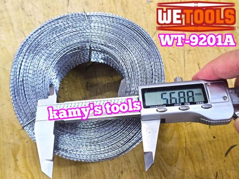 Dây chì niêm phong xoắn đôi 1000g 1kg loại tròn Wetools WT-9201A