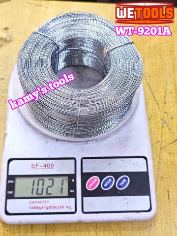 Dây chì niêm phong xoắn đôi 1000g 1kg loại tròn Wetools WT-9201A