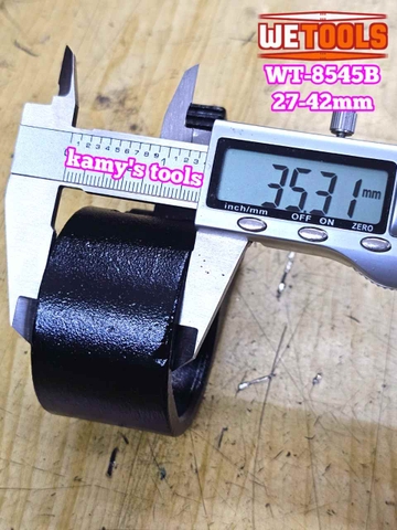 Vam cảo rotuyn lái trong tháo lắp thanh lái trong Wetools WT-8545A mở từ 27-42mm
