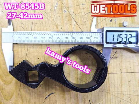 Vam cảo rotuyn lái trong tháo lắp thanh lái trong Wetools WT-8545A mở từ 27-42mm