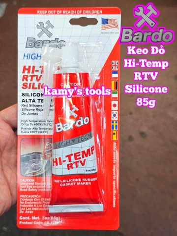 Keo dán ron chịu nhiệt độ cao đỏ Bardo 85g