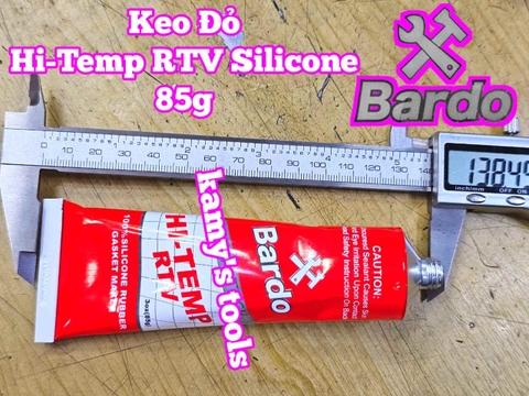 Keo dán ron chịu nhiệt độ cao đỏ Bardo 85g