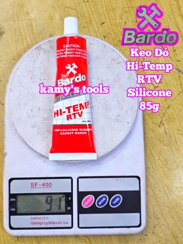 Keo dán ron chịu nhiệt độ cao đỏ Bardo 85g