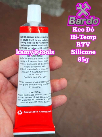 Keo dán ron chịu nhiệt độ cao đỏ Bardo 85g