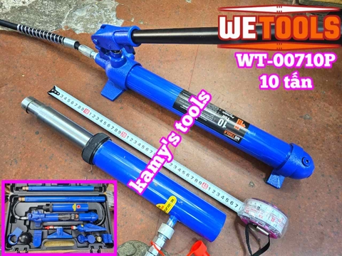 Bộ cảo vam kích thủy lực kéo năn khung xe tai nạn ô tô 10 tấn Wetools WT-00710P