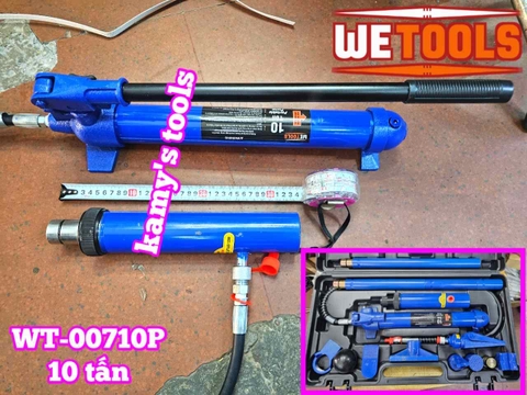 Bộ cảo vam kích thủy lực kéo năn khung xe tai nạn ô tô 10 tấn Wetools WT-00710P