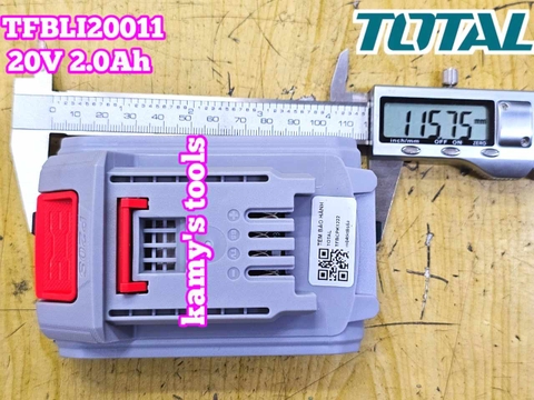 Pin Lithium-lon Total 20V 2.0Ah TFBLI20011
