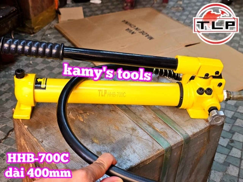 Bơm tay thủy lực HHB-700C TLP 350cm3 dầu dài 380mm